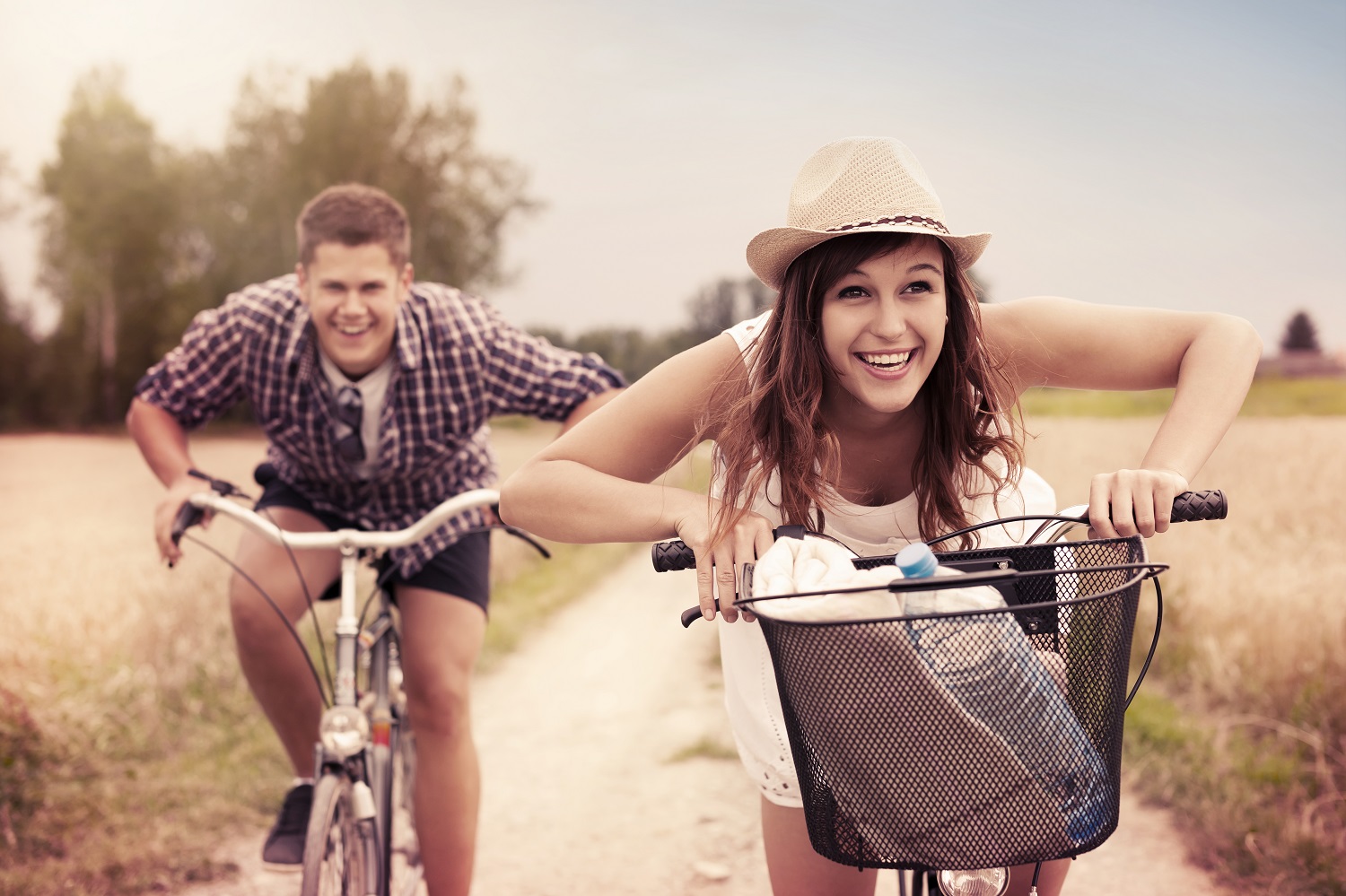 We are here by bike!
