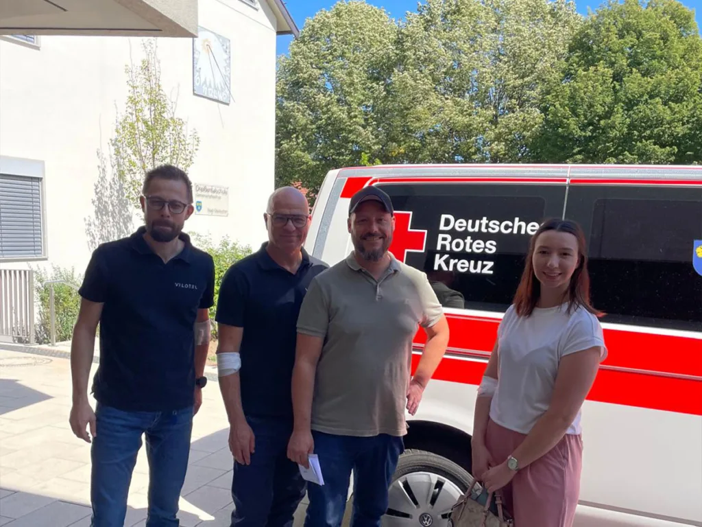 Teamleistung – Vilotel Blutspende